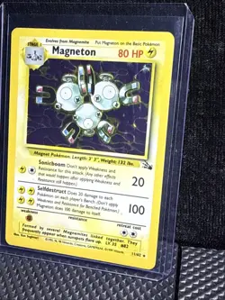 Magneton 11/62 Fossil Holo Pokemon TCG Check Pics For Condition Nice Card 🔥 - Image 3