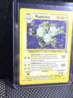 Magneton 11/62 Fossil Holo Pokemon TCG Check Pics For Condition Nice Card 🔥 - Image 4