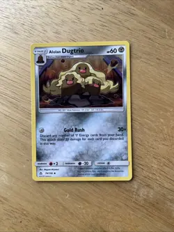 Alolan Dugtrio 79/156 SM Ultra Prism Pokemon NM - Image 1