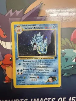 Pokemon Giovanni's Gyarados 1st Edition Holo Rare Gym Challenge 5/132 90 HP - Image 5