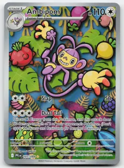 Ambipom 107/094 NM - Phantasmal Flames Holo - Illustration Rare - Pokemon TCG - Image 1