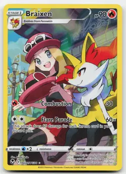 Braixen TG01/TG30 NM - Silver Tempest Trainer Gallery - Pokemon TCG - Image 1