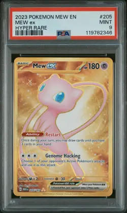 Pokemon: Mew ex #205 | PSA 9 - Image 1
