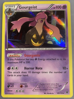 Gourgeist Holo XY - Phantom Forces 2014 45/119 LP-NM Pokemon TCG English Ghost - Image 1