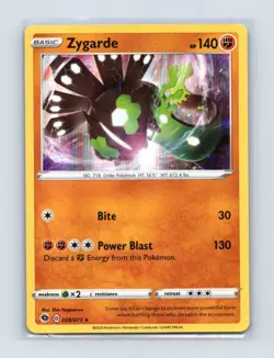 Zygarde 028/073 Holo Rare Champion's Path Pokemon Holo Lightly Played - Image 1