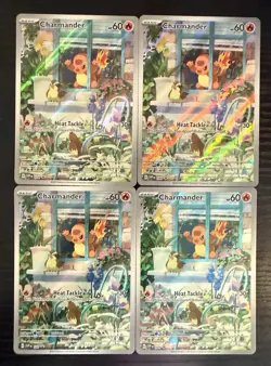 Pokemon TCG Charmander SVP 044 Obsidian Flames ETB Promo / Lot Of 4 - Image 1