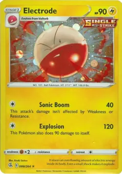 ELECTRODE FUSION STRIKE POKEMON PROMO (COSMO HOLO, NM) - Image 1