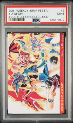 [PSA9] ya36 Psa9 No.3 Yu-Gi-Oh! Jump Festa 2002 Illustration Collection Card Wj - Image 1
