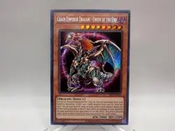 Chaos Emperor Dragon Envoy of the End IOC-EN000 Secret Rare 25th Anniversary NM - Image 1