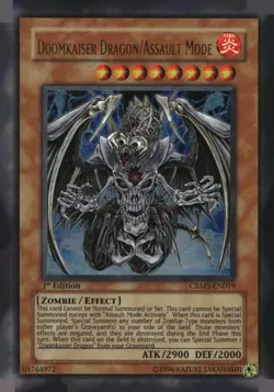 Doomkaiser Dragon/Assault Mode CRMS-EN019 Crimson Crisis Yu-Gi-Oh 1st Edition NM - Image 1