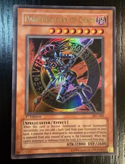 Konami Yu-Gi-Oh! Dark Magician of Chaos IOC-065 1st Ed Ultra Rare Holo - Image 1