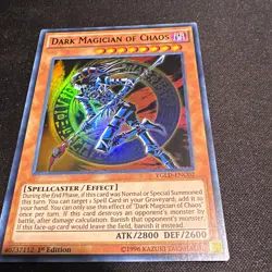 Yu-Gi-Oh! Dark Magician of Chaos YGLD-ENC02 1st Ed Ultra Rare Holo Eng 2800/2600 - Image 1