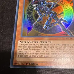 Yu-Gi-Oh! Dark Magician of Chaos YGLD-ENC02 1st Ed Ultra Rare Holo Eng 2800/2600 - Image 5