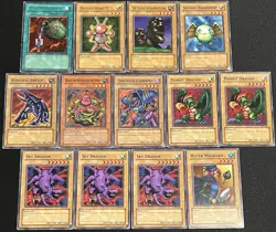 Yu-Gi-Oh! CCG TP1 TP2 1996 Konami 13 Card Lot MP - Image 1