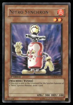 Nitro Synchron Duelist Pack 8: Yusei Fudo DP08-EN004 Rare Yugioh Lightly Played - Image 1