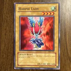 YuGiOh HARPIE LADY (Original Artwork) MRD-008 Unlimited LP-MP - Image 1