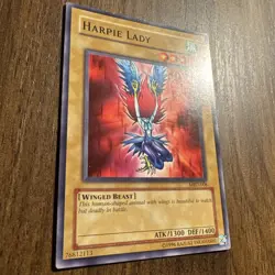 YuGiOh HARPIE LADY (Original Artwork) MRD-008 Unlimited LP-MP - Image 2