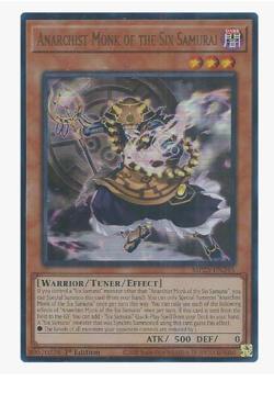 x3 Anarchist Monk of the Six Samurai - MP25-EN245 - Ultra Rare YuGiOh - Image 1