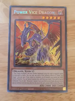 Yu-Gi-Oh! TCG - Power Vice Dragon (BLZD-EN002) - Image 1
