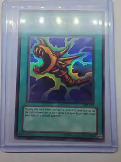 The Flute of Summoning Dragon SDK-042 Yugioh TCG Holo Super Rare Unlimited NM - Image 3