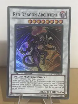 Yugioh Red Dragon Archfiend CT07-EN025 Limited Edition Super Rare Holo VLP - Image 1