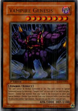 Vampire Genesis SD2-EN001 LP 1st Edition - Image 1