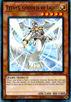Tethys, Goddess of Light SR05-EN014 Yu-Gi-Oh! TCG LP 1st Edition - Image 1