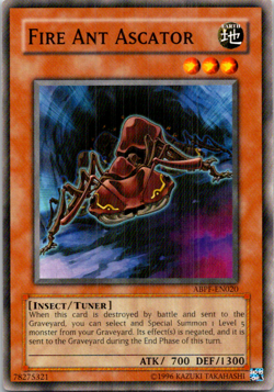 Fire Ant Ascator ABPF-EN020 Yu-Gi-Oh! TCG Unlimited LP - Image 1