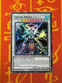 YUGIOH CHAOS ANGEL SUPER RARE 1ST NM RA05-EN043 - Image 1