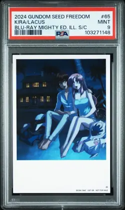 [PSA9] ya36 Psa9 No.65 Visual Illustration Card Mobile Suit Gundam Seed Freedom - Image 1
