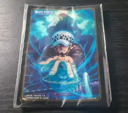 One Piece CCG Devil Fruit Collection Volume 3 Trafalgar Law Card Sleeves Sealed - Image 1