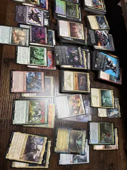 Magic: The Gathering Mixed Card Lot w/ Storage box - Image 1
