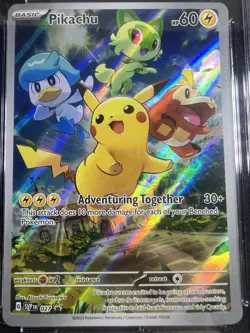 Pokemon Pikachu TCG Black Star Promo 027 CGC 9 Paldea Evolved ETB Card -Mint!- - Image 3