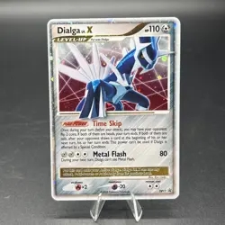 Dialga LV.X Promo Diamond and Pearl Promos DP17 Holo Pokemon Card LP-NM - Image 1