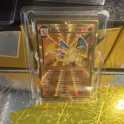 Pokemon Celebrations Charizard Gold Metal Card #4/102 Promo 25th Anniversary - Image 2