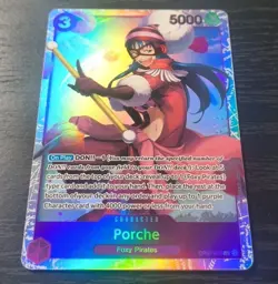 One Piece CCG Porche 500 Years In The Future SR Foil Card OP07-072 NM - Image 1