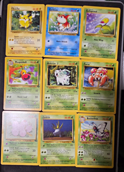 Pokemon TCG Base Set Unlimited 18 Card Lot Jungle Expansion 1999 - Image 1