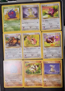 Pokemon TCG Base Set Unlimited 18 Card Lot Jungle Expansion 1999 - Image 2