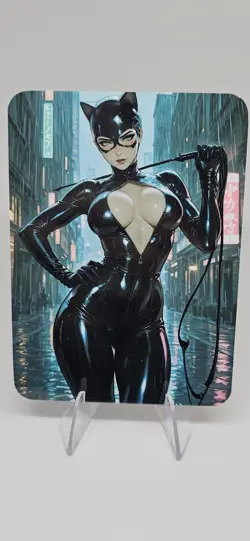 Catwoman Sexy Card / ACG Card /Anime Card / Sexy Waifu / Waifu Card - Image 1