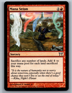 Magic MTG Champions of Kamigawa Mana Seism #179/306 TCG CCG - Image 1