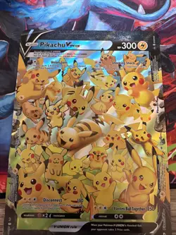 Jumbo Pikachu V Union Card SWSH141 Promo Pokemon Celebrations 25th Anniversary - Image 1
