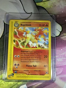 Rapidash 62/165 Expedition Base Set Rare Pokemon Card 2002 Mint New - Image 1