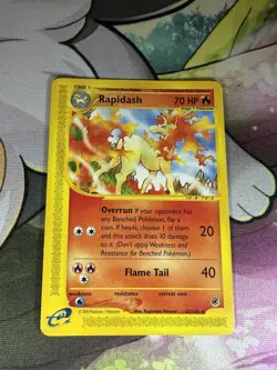 Rapidash 62/165 Expedition Base Set Rare Pokemon Card 2002 Mint New - Image 2