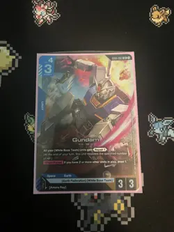 Gundam Card Game GD01-001 LR Gundam - Image 1