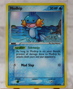 Pokemon Mudkip EX Crystal Guardians Stamped Card 57/100 Reverse Holo LP - Image 1