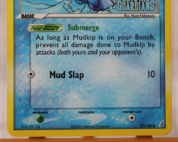 Pokemon Mudkip EX Crystal Guardians Stamped Card 57/100 Reverse Holo LP - Image 3