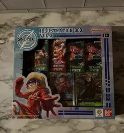 BRAND NEW-Bandai One Piece Trading Card Game: Illustration Box Volume 3 (Sealed) - Image 1