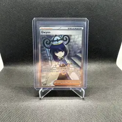 Gwynn Pokemon Pitch Black Full Art Trainer Card 109/084Pre-release In Hand - Image 1