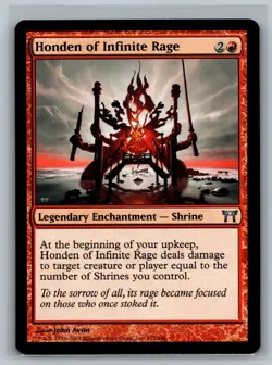 Magic MTG Champions of Kamigawa Honden of Infinite Rage #172/306 TCG CCG - Image 1