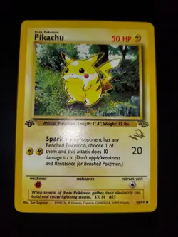 Wizards of the Coast W Stamped Pokemon Cards Pikachu Misty's Psyduck WotC - Image 2